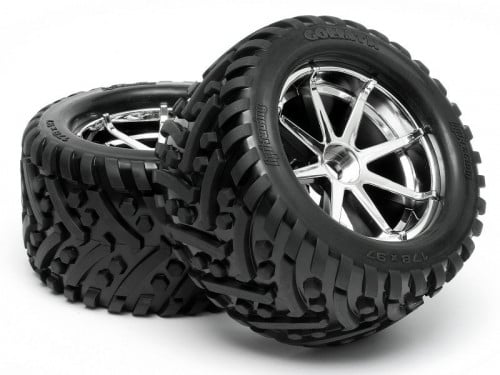 4727 - MOUNTED GOLIATH TIRE 178x97mm on BLAST WHEE...