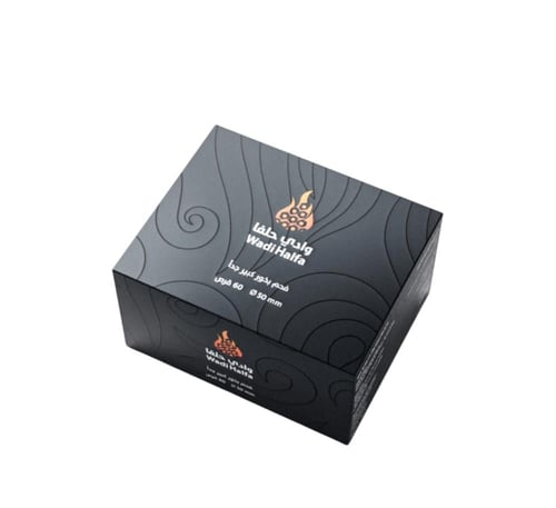 علبة فحم بخور سريع الاشتعال حجم كبير