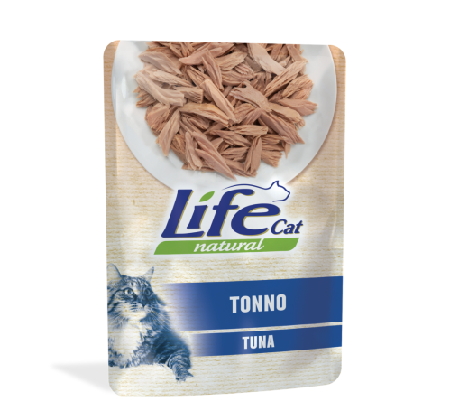 لايف كات طعام رطب للقطط, تونة, 70 جرام