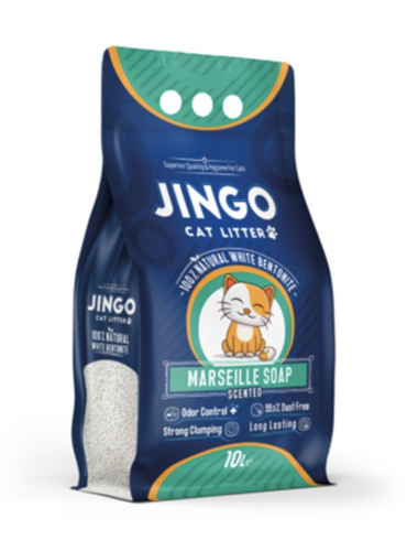 رمل جينقو برائحة الصابون المرسلي ١٠ لتر