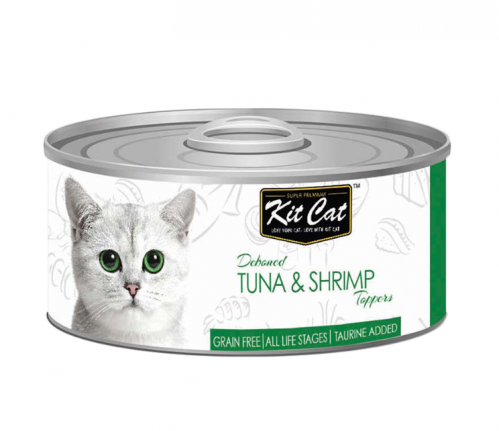 معلبات كت كات تونا مع الجمبري 80غ