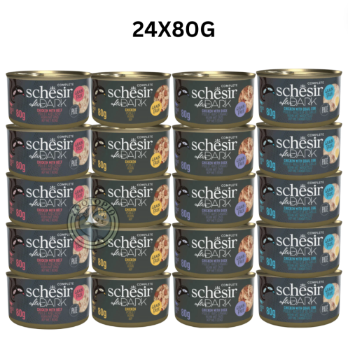 شيزر افتر دارك طعام رطب 4 نكهات 24 حبة 80 جرام