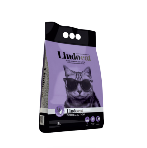 لندوكات دبل اكشن لافندر رمل للقطط ٥ لتر