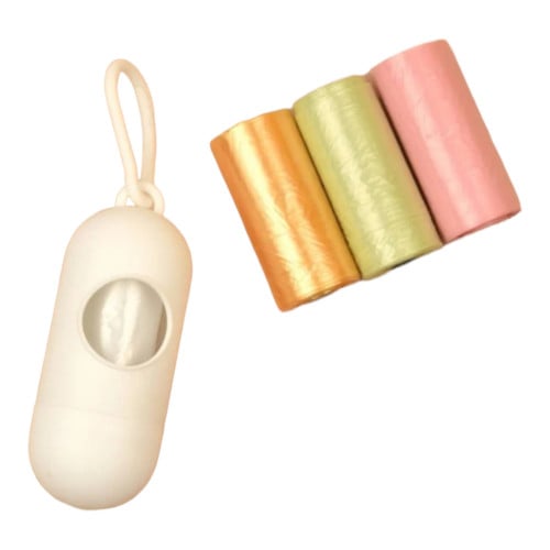 أكياس الفضلات للكلاب مع موزع