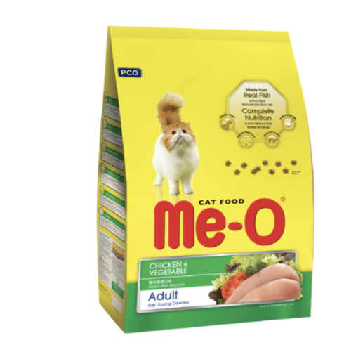 ميو طعام القطط بالدجاج والخضار للقطط البالغة 7 كيل...