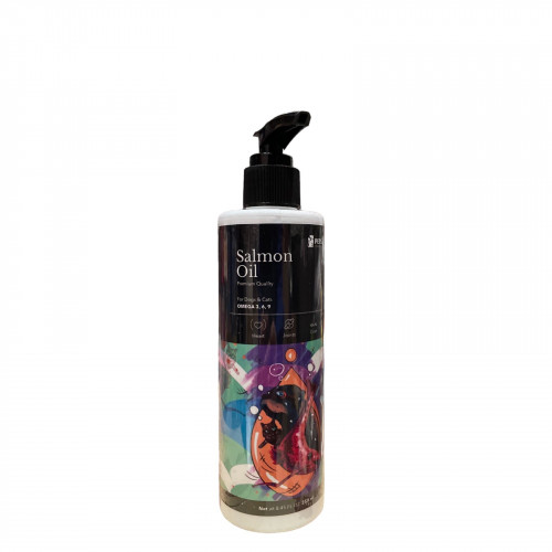 زيت السالمون للكلاب والقطط