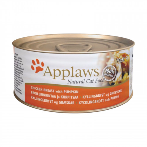 ابلاوز معلبات للقطط صدور الدجاج مع القرع 70ج