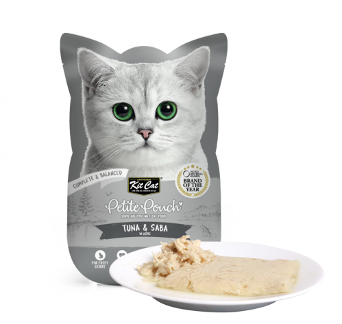 بتيت باوتش غذاء كامل تونا وسمك المكاريل الأزرق 70غ