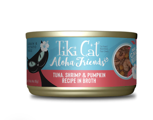 تيكي كات ألوها فريندز تونة ، جمبري ، قرع طعام رطب...