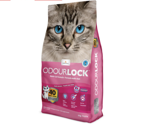 انترساند رمل قطط عالي التكتل برائحة بودرة اطفال 6...