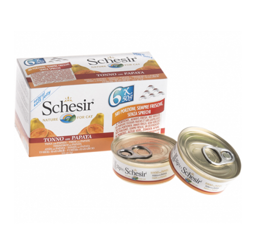 شيزر معلبات التونة مع البابايا في الجلي طعام رطب ل...