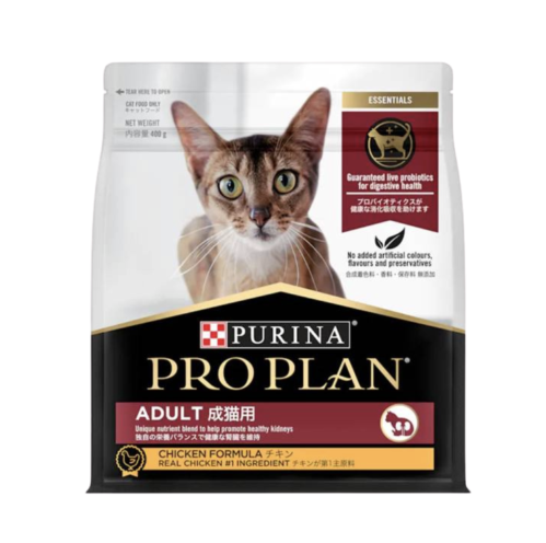 برو بلان طعام جاف للقطط البالغة نكهة الدجاج ٤٠٠ جم