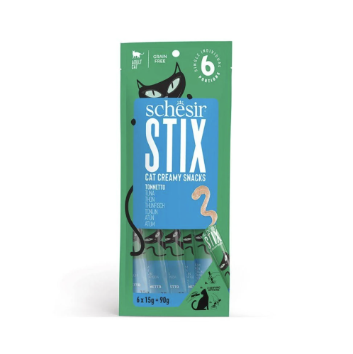 شيزر ستيكس مكافأة رطبة نكهة التونا 15x6غ
