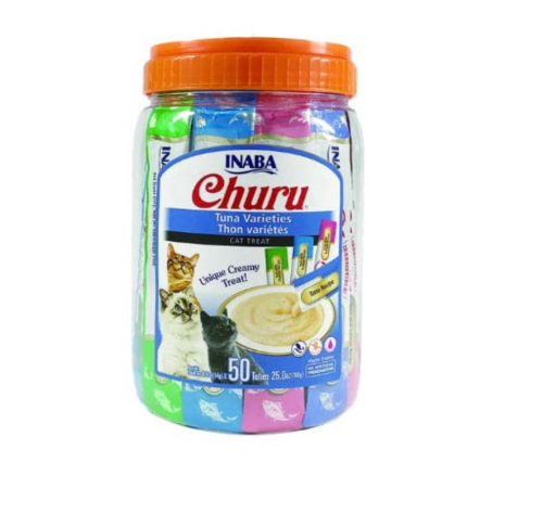 اينابا تشورو مكافات للقطط هريسة بنكهة التونة المتن...