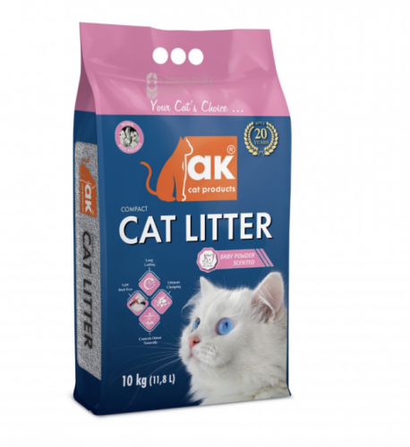 رمل اي كي كات برائحة بودرة الاطفال 11.8 لتر