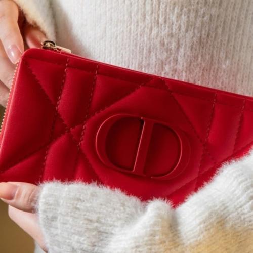 شنطة ديور أحمر