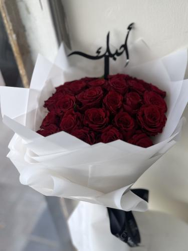 باقة ورد احمر