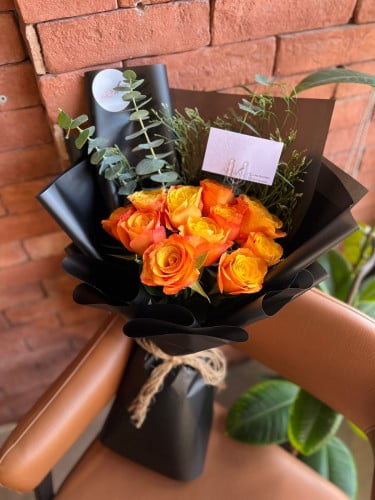 باقه ورد برتقالي