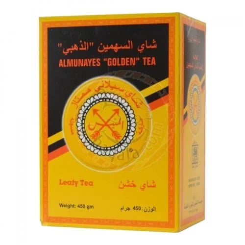 شاي المنيس ابو سهمين حديد اصفر 400 جرام