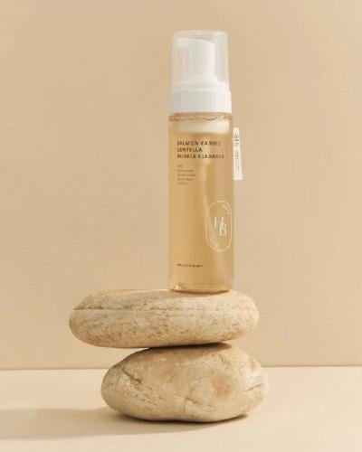 [HEVEBLUE] Salmon Caring Centella Bubble Cleanser...