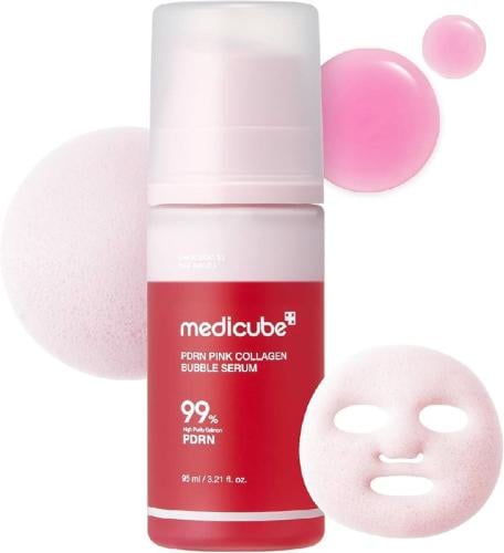[Medicube] PDRN PINK COLLAGEN BUBBLE SERUM 95ml