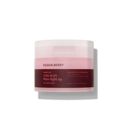 EQQUALBERRY - Collagen Pore-Tight Up Gel Toner Pad...