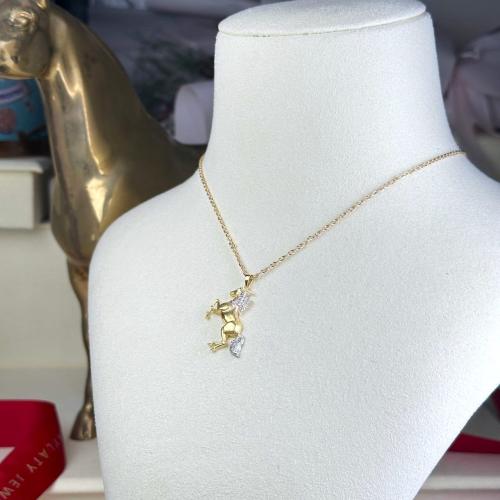 عقد المهرة العربيه صغير ذهب عيار18