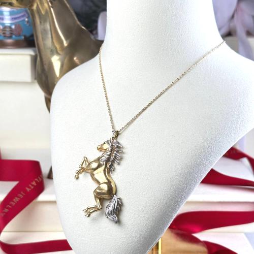 عقد المهرة العربيه كبير ذهب عيار18