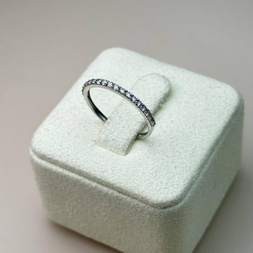 خاتم ذهب ابيض عيار18