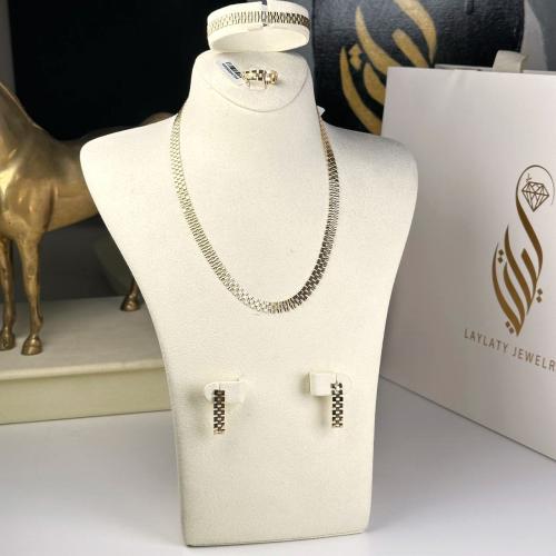 طقم ذهب عيار18