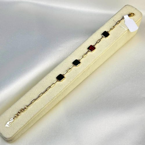 عقد وانسيال ذهب عيار18