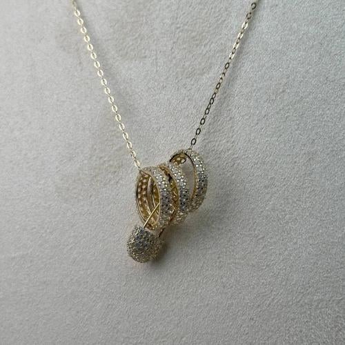 عقد طويل ذهب عيار18