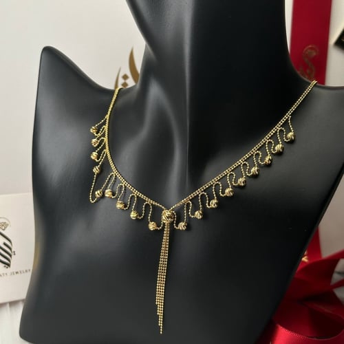 طقم ذهب عيار21 بوزن 20.73 جم تقريبا