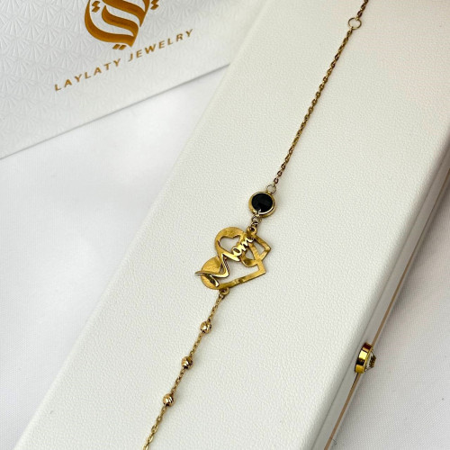 اسورة mom ذهب عيار18 بوزن 2.26 جم تقريبا