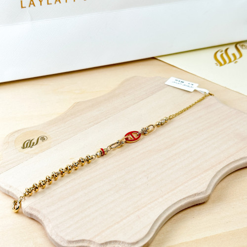 اسورة ذهب عيار18 بوزن 5.89 جم تقريبا