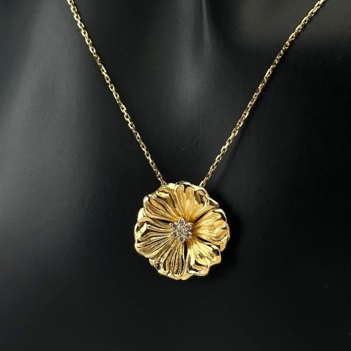 عقد سبتمبر زهرة نجمة الصباح ذهب عيار21