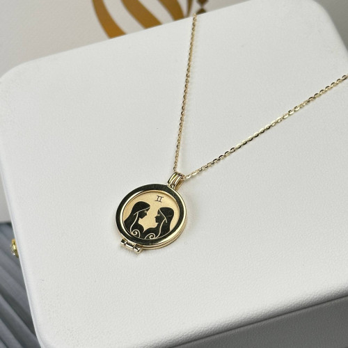 عقد برج الجوزاء ذهب عيار18 بوزن 3.89 جم تقريبا