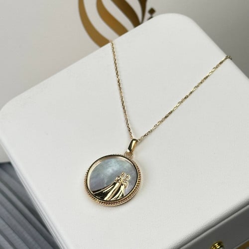 عقد برج الجوزاء ذهب عيار18