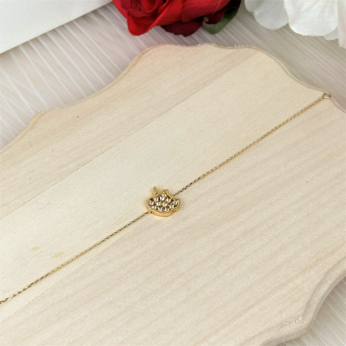 اسورة ذهب عيار18 بوزن 2.03 جم تقريبا