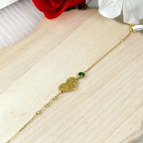 اسورة ذهب عيار18 بوزن 2.19 جم تقريبا