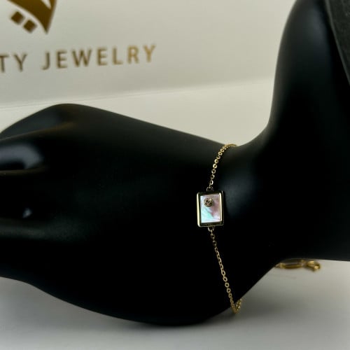 اسورة ذهب عيار18 بوزن 1.28 جم تقريبا