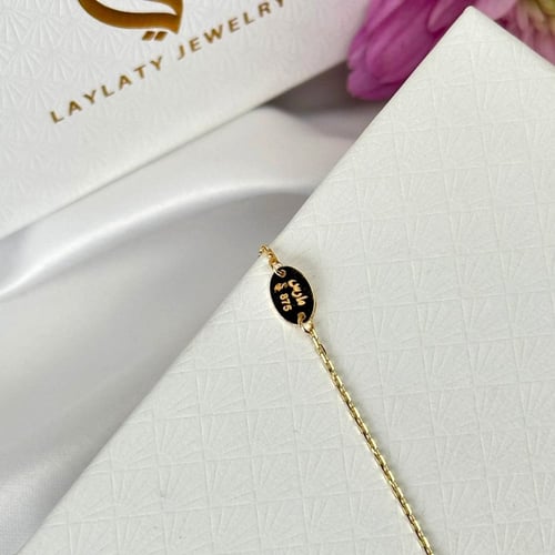 عقد مارس زهرة النرجس البري ذهب عيار21