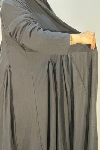A 053 عباية صيفية كلوش اسود