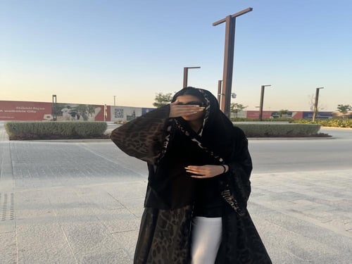 A 054 عباية صيفية شيفون