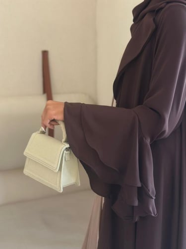 A 01 عباية صيفية كم كلوش