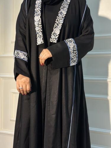 A 039 عباية صيفية لنن هندي