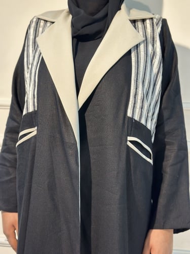 A 038 عباية صيفية بليزر نص كلوش