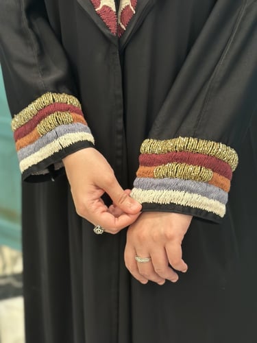 A 024 عباية صيفية شك يدوي