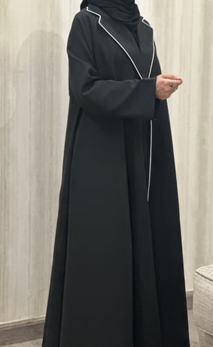 A 013 عباية كلوش اسود