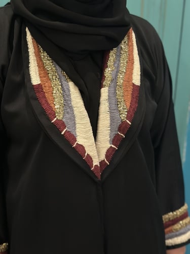 A 024 عباية صيفية شك يدوي